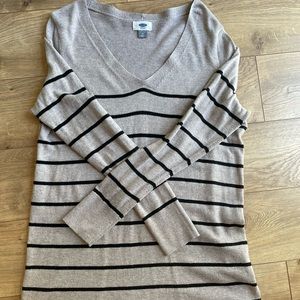 Old Navy Striped Tunic Sweater